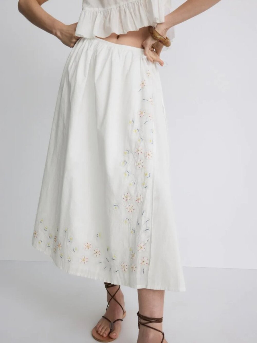 Ciao Lucia Izar Skirt 100%Cotton Size Small MSRP $415 - Picture 3 of 8
